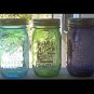 THREE 100 YEAR ANNIVERARY 16oz BALL JAR SET, Limited Edition, Blue/Green/Purple