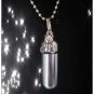 Teddy Bear Cremation Urn 24" Ball Chain Necklace Jewelry w/Pouch & Funnel
