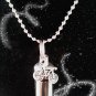 COMPLETE SET - Bicycle Cremation Urn 24" Ball Chain Necklace/Pouch & Fill Kit