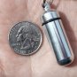 FIVE Angel Wing with Rose CREMATION URN Keychains w/Velvet Pouches & Fill Kit