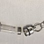 Brushed Silver Cremation Urn with NAVY Charm on Swivel Stainless Steel Keychain