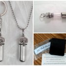 BASKETBALL 2pc.Special Set - Cremation Urn Necklace & Keychain Urn w/Pouch