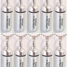 ENGRAVED Set of 10 Brushed Silver "Always In My Heart" CREMATION URN NECKLACES