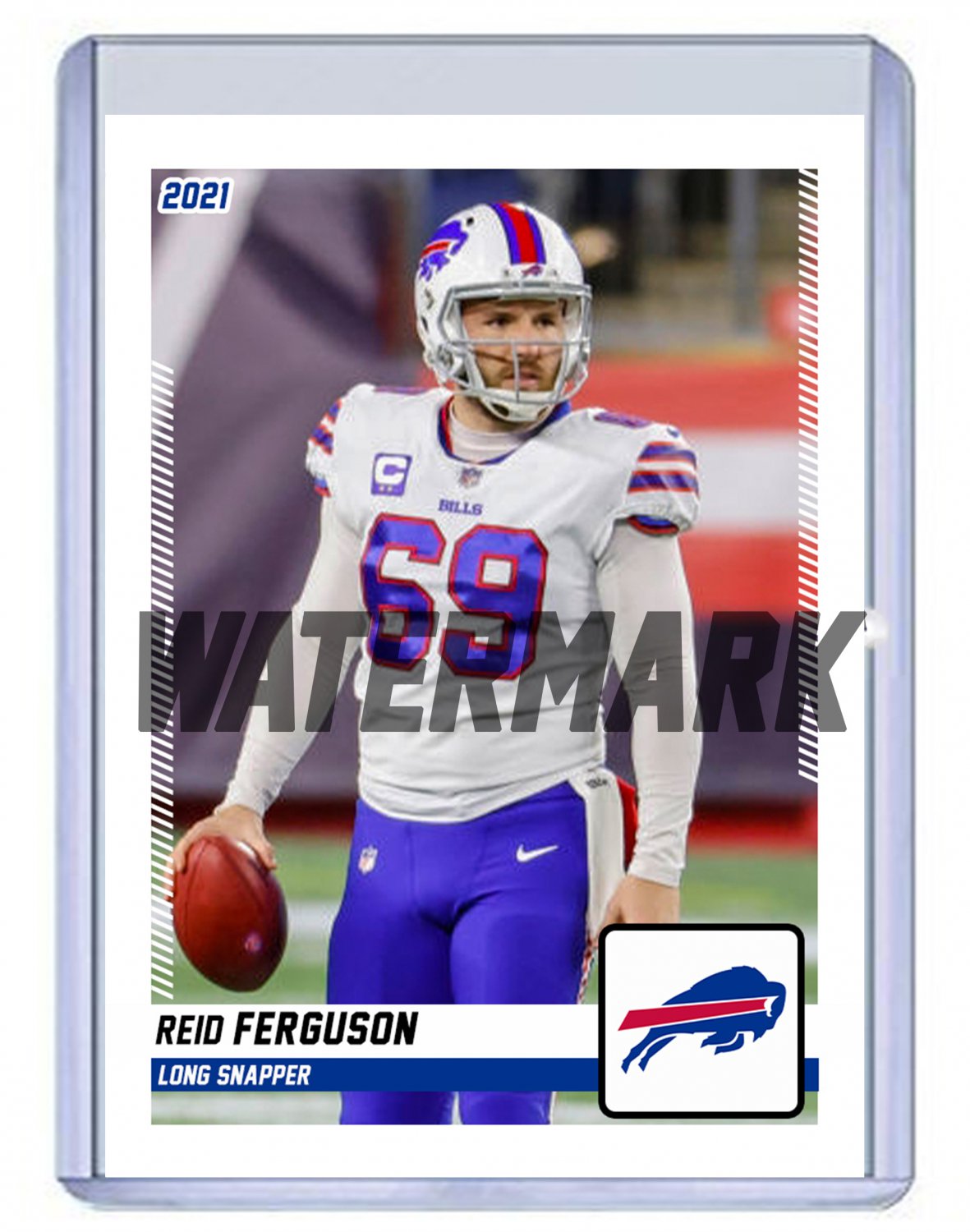 REID FERGUSON 2021 BUFFALO BILLS custom football card