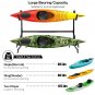 FREESTANDING HEIGHT ADJUSTABLE DUAL KAYAK STORAGE RACK (BRAND NEW)