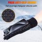 Heated Electric Gloves Rechargeable Battery Windproof Thermal Hand Warmers for Winter