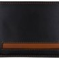 Premium Black Leather Bifold Wallet Men's Credit Card & ID Holder with Flap