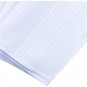 12PC Men's White Polyester Handkerchiefs Classic Vintage Pocket Square Set