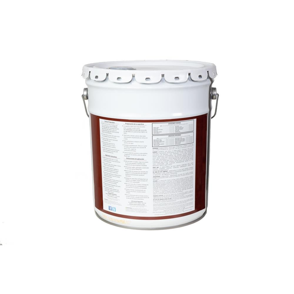 Ready Seal 512 Natural Cedar Exterior Wood Stain and Sealer, 5 Gallon