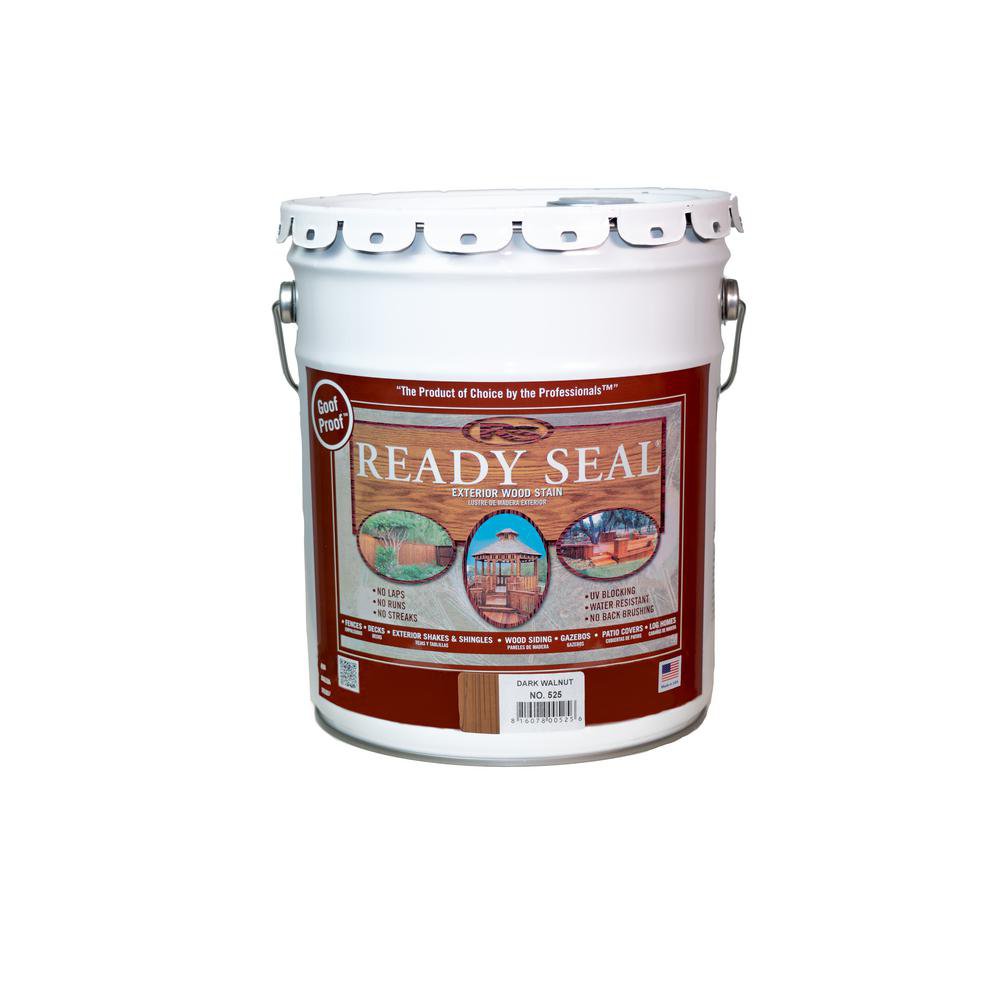 Ready Seal 525 Exterior Wood Stain and Sealer, Dark Walnut Ready Seal 525 Exterior Wood Stain and Sealer, Dark Walnut