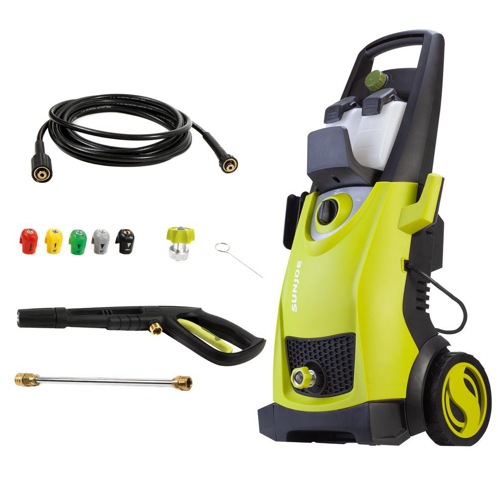 Sun Joe SPX3000 Electric Water Pressure Washer, Green - 14.5-Amp - 2030 ...