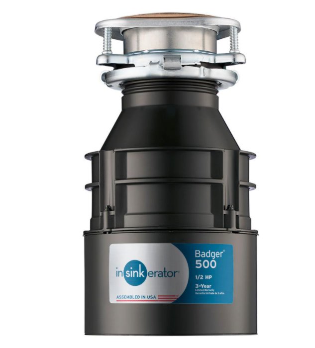 Badger 500 1/2 HP Continuous Feed Garbage Disposal
