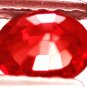 0.46 ct. Ruby, Rich Sparkling Red, IF-VVS1 Oval Faceted Gemstone SALE