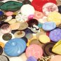 BEST Unsearched Lot 100 MIXED VINTAGE & NEW BUTTONS Rhinestone Metal Plastic etc