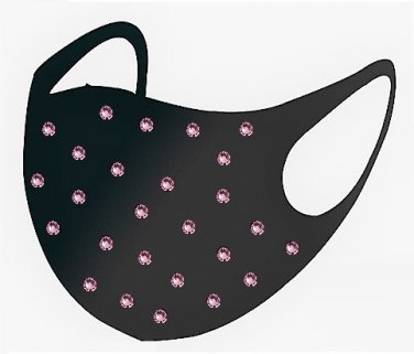 PINK CRYSTAL RHINESTONE Bling Studded Elegant Stylish Face Mask Free Shipping