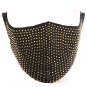 GOLD CRYSTAL RHINESTONE Bling Studded Elegant Stylish Face Mask WATERPROOF!