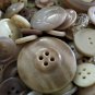 Lot 100 Mixed Assorted GREY GRAY Vintage & New Buttons