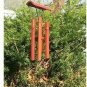 Soothing Genuine Red Wood Bamboo Wind Chimes Lawn Garden Yard Decor FREE SHIP