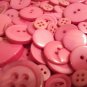 Lot 100 Mixed Assorted MAUVE ANTIQUE PINK DUSTY ROSE Vintage & New Buttons