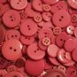 Lot 100 Mixed Assorted MAUVE ANTIQUE PINK DUSTY ROSE Vintage & New Buttons