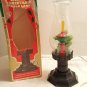Vintage Noma Christmas Bubbler Light Hurricane Electric Candle Lamp w/Orig Box