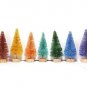 Mini Miniature Sisal Bottle Brush Xmas Christmas Trees * YOUR COLOR CHOICE! *