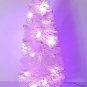 5" LED Light Up PINK Sisal Bottle Brush Christmas Xmas Mini Miniature Tree