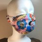 Face Mask Handmade Reusable washable Filter Added Baby Betty Boop Rare Fabric M
