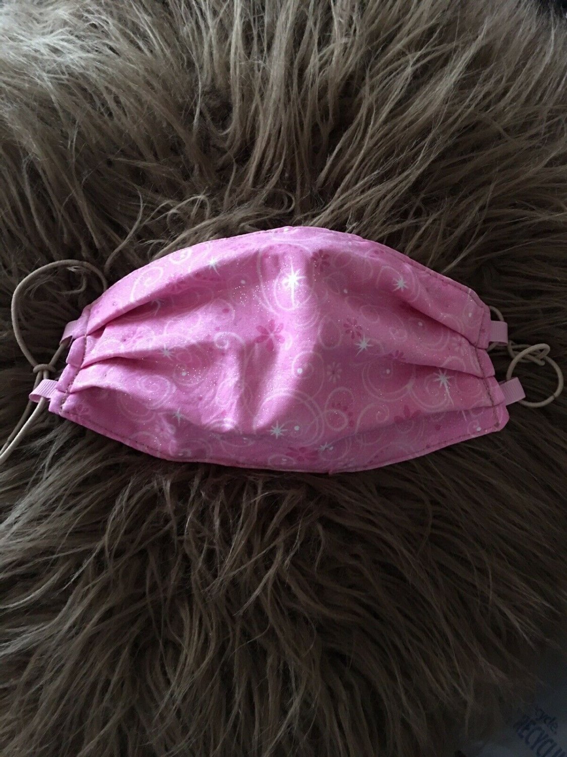 Face Mask . Handmade.Reusable washable With Filter.Pink