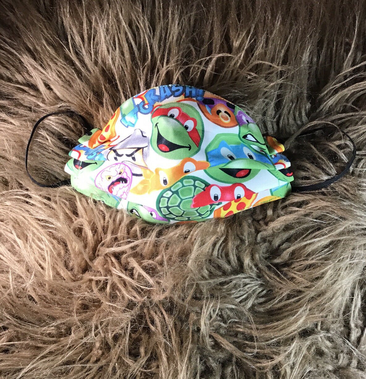 Face Mask.Handmade .Reusable washable.With Filter Teenage Mutant Ninja Turtle