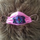 Face Mask . Handmade.Reusable washable.With Filter.Beauty and the Beast Rose.