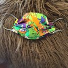 RuTgrats  Green Face Mask .Homemade With Filter. Washable CUSTOMIZED.