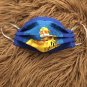 Face Mask . Handmade.Reusable washable.Patrol.Yellow Car On Blue.