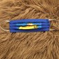 Face Mask . Handmade.Reusable washable.Patrol.Yellow Car On Blue.