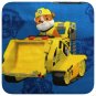 Face Mask . Handmade.Reusable washable.Patrol.Yellow Car On Blue.