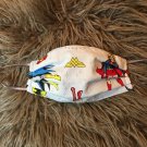 Face Mask.Handmade .Reusable washable With Filter.Super Woman