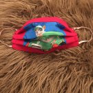 Face Mask . Handmade.Reusable With Filter Washable.Patrol.Green Car On Red