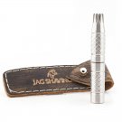 Jag Shaving Manual Nose Hair Trimmer with Real Leather Pouch