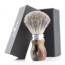 Super Badger Hair Brush With Black Resin Handle Perfect Gift For Men