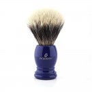 Silver Tip Badger Hair Shaving Brush With Blue Resin Handle