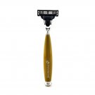Luxury Quality Mach 3 Compatible Shaving Razor With Brass Handle
