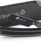 Straight Cut Throat Razor Traditional Barber Shaving Men Razor + Pouch
