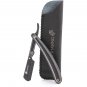 Straight Cut Throat Razor Traditional Barber Shaving Men Razor + Pouch