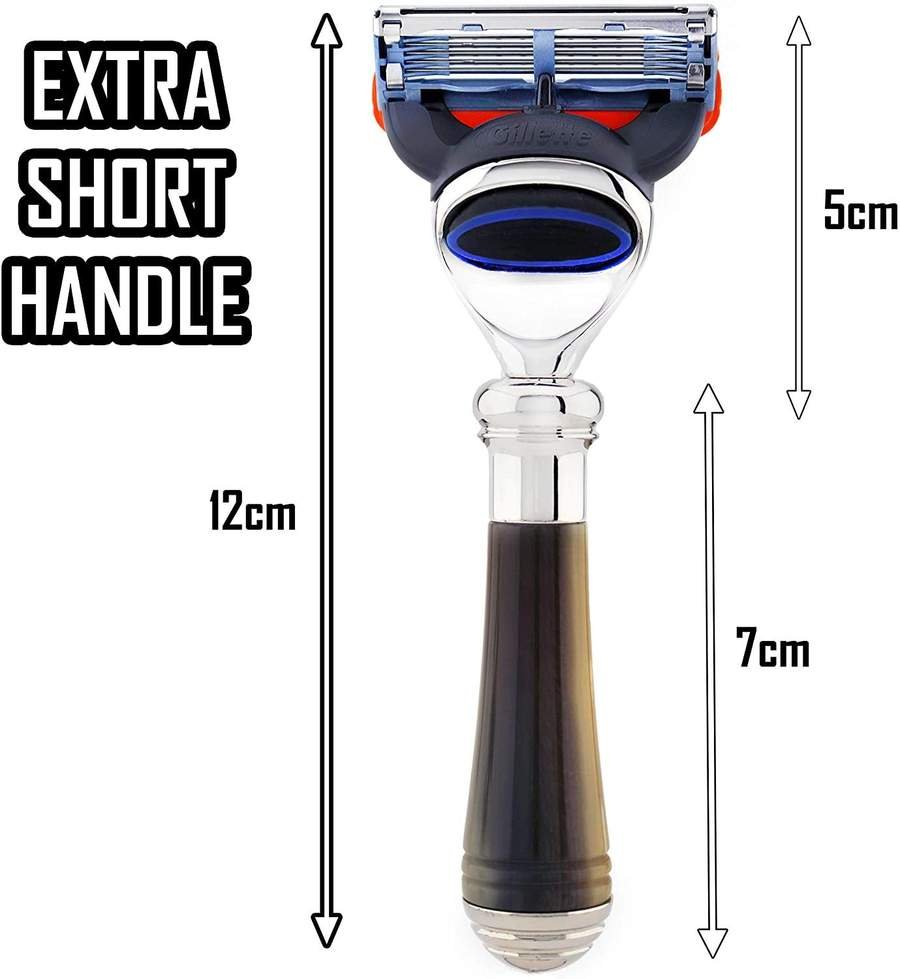 Premium Quality Fusion Razor with Short Handle Best for Close Shave
