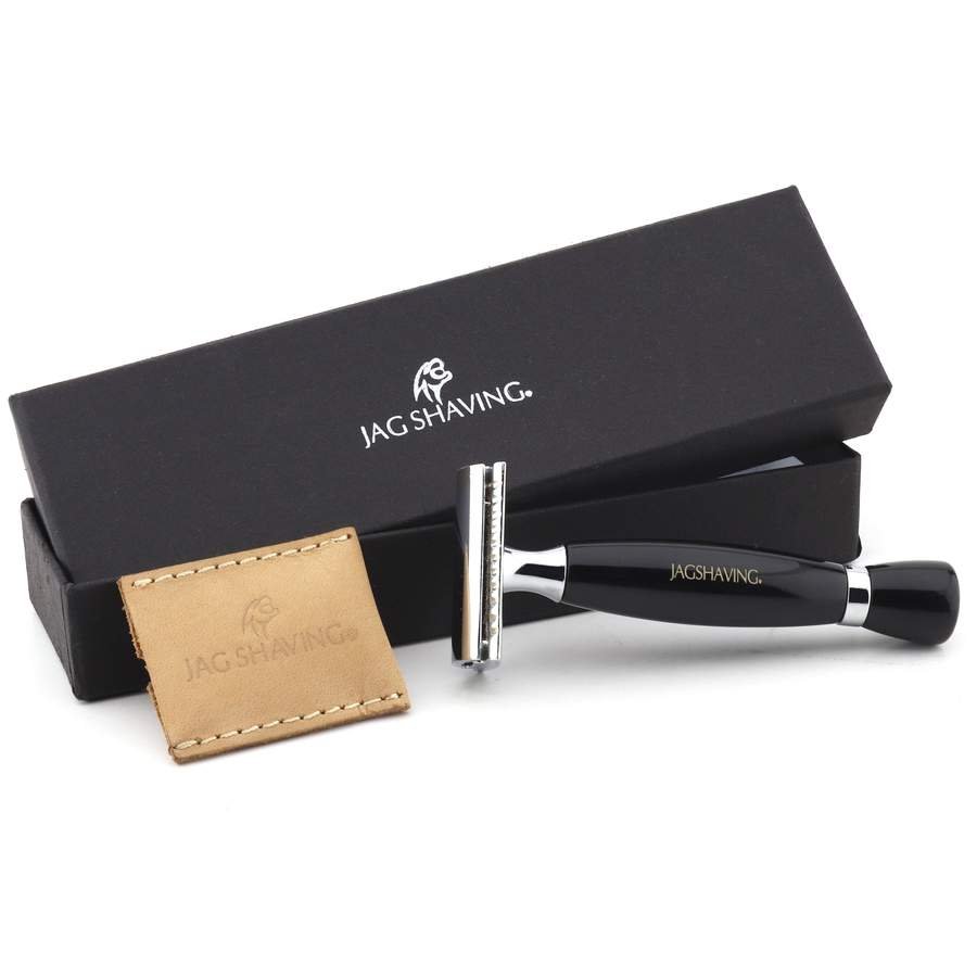 De Safety Razor with Beautiful Aluminum Handle