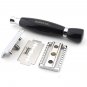 De Safety Razor with Beautiful Aluminum Handle