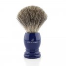 Super Badger Hair Shaving Brush with Blue Resin Handle, Gift for Men