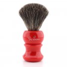Super Badger Hair Shaving Brush with Red Resin Handle Best Gift for Men