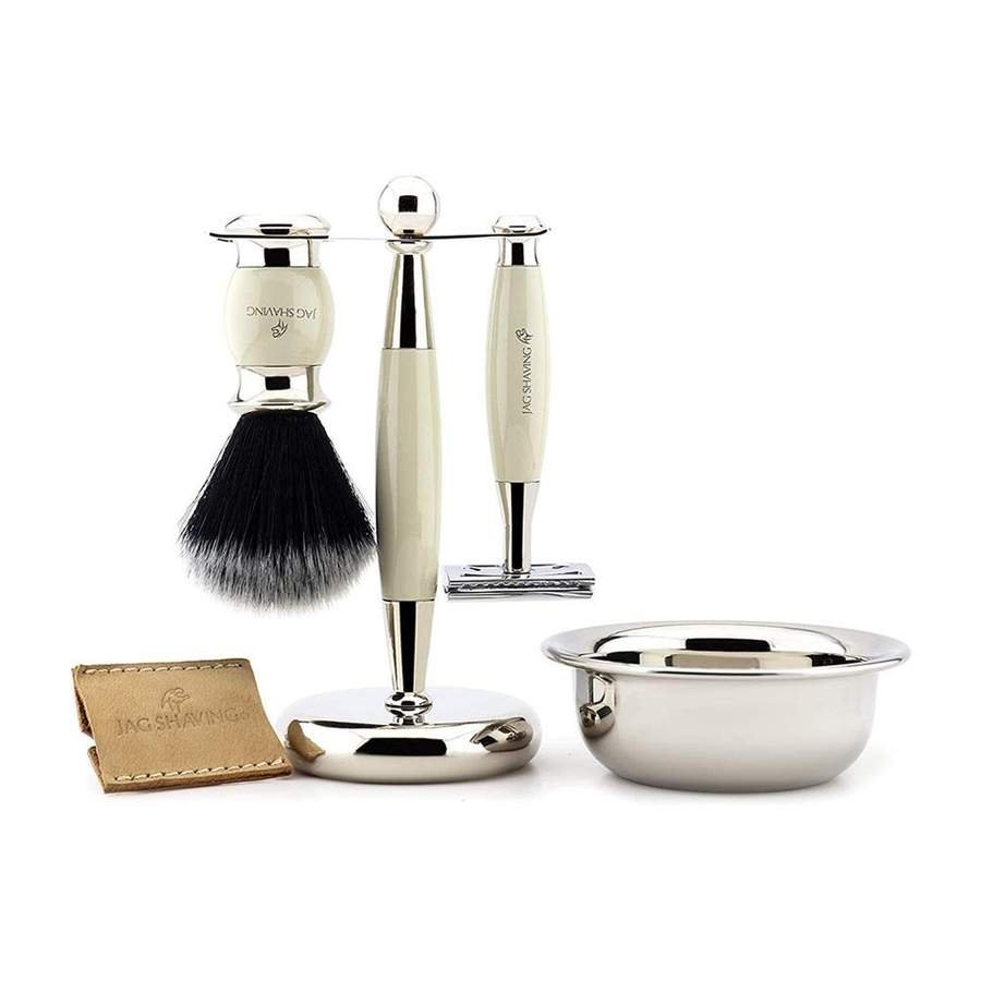 Luxury Double Edge Safety Razor Shaving Kit with Brass Handle