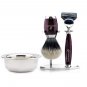 Prefect Shaving Kit with 5 Edge Cartridge Razor & Silver Tip Hair Brush
